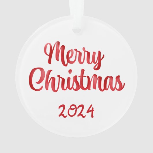 Vintage Auto Kerstmis Ornament (achterkant)