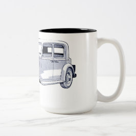 Vintage auto koffie mok