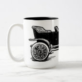 Vintage auto koffie mok (Links)