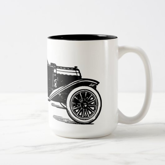 Vintage auto koffie mok (Rechts)