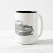 Vintage auto koffie mok (Voorkant rechts)