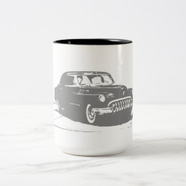 Vintage auto koffie mok