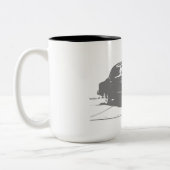 Vintage auto koffie mok (Links)