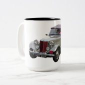 Vintage auto koffie mok (Voorkant links)
