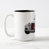 Vintage auto koffie mok (Links)