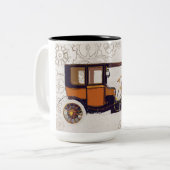 Vintage auto koffie mok (Voorkant links)