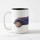 Vintage auto koffie mok (Links)
