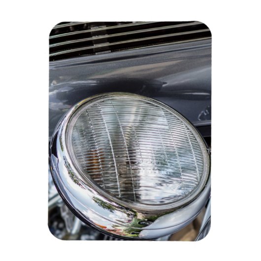 Vintage auto koplamp magneet (Verticaal)