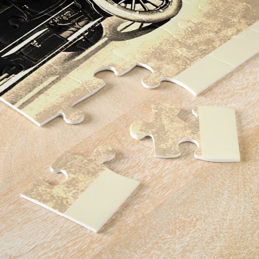 Vintage-auto Legpuzzel (Zijkant)