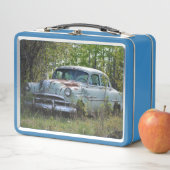 Vintage auto lunchbox (In situ)