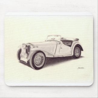 Vintage-auto: MG TC Muismat