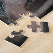 Vintage auto motor, puzzel (Zijkant)