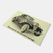 Vintage-auto - Naam toevoegen -  Deurmat (Schuin)