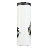 Vintage-auto - Naam toevoegen - Koffie Thermosbeker (Achterkant)