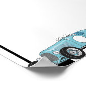 Vintage auto placemat poster (Hoek)