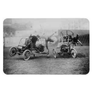 Vintage "Auto Polo" Sportwagen Motorsport Magneet