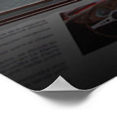 Vintage-auto Poster (Hoek)