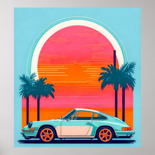 Vintage-auto Poster