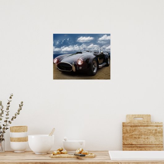 Vintage-auto Poster (Keuken)