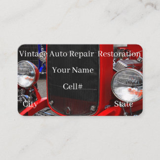 Vintage Auto Repair & Restoration Visitekaartje