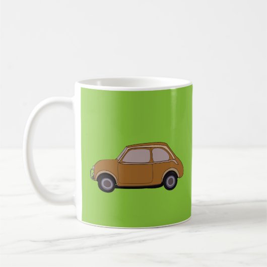 Vintage-auto-retro Koffiemok (Links)