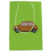 Vintage-auto-retro Medium Cadeauzakje (Voorkant)