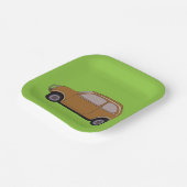 Vintage Auto Retro Party Papier Bord (Gebogen)