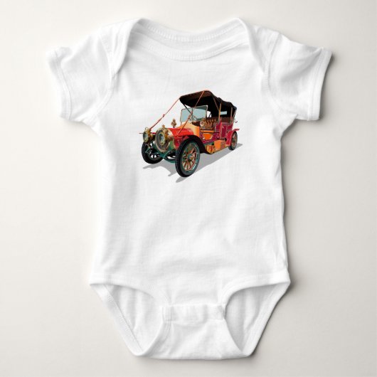 Vintage-auto Romper (Voorkant)