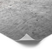 Vintage Auto Rood & Wit Tijdloze Automobiele Kunst Poster (Hoek)