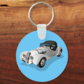 Vintage-auto Sleutelhanger (Voorkant)