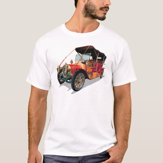 Vintage-auto T-shirt (Voorkant)