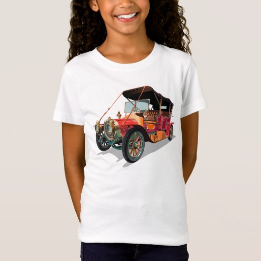 Vintage-auto T-shirt (Voorkant)