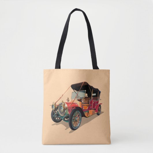 Vintage-auto Tote Bag (Voorkant)