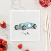 Vintage auto upsherin servetten (Insitu)