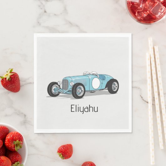 Vintage auto upsherin servetten (Insitu)