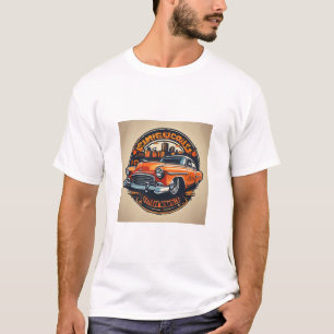 Vintage auto van Oddball Koe T-shirt