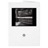 Vintage auto wenskaart | Citroen 2cv | Frans (Achterkant)