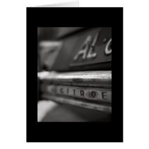 Vintage auto wenskaart   Citroen 2cv   Frans