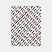 Vintage autodekens fleece deken (Voorkant)