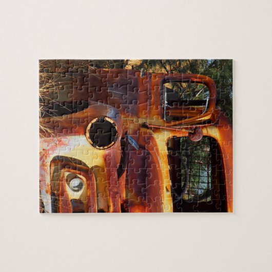 Vintage autopuzzel legpuzzel (Horizontaal)