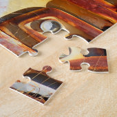 Vintage autopuzzel legpuzzel (Zijkant)