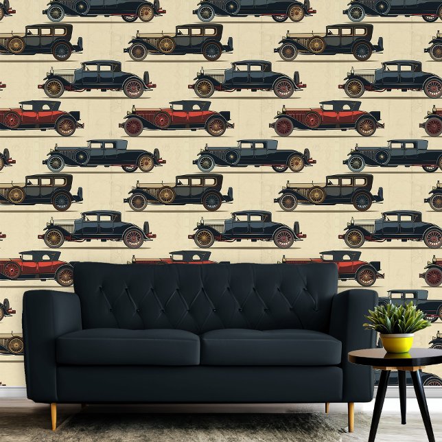 Vintage auto's 1920s auto behang (Vintage Cars 1920s Automobile Wallpaper)