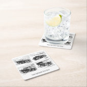 Vintage-auto's, aangepast onderzetter (Insitu)