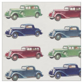 Vintage-auto's, aangepast weefsel stof (Close Up)