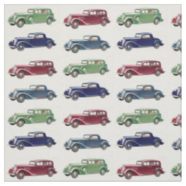 Vintage-auto's, aangepast weefsel stof