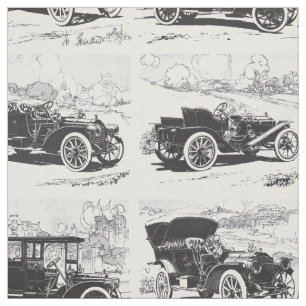 Vintage-auto's, aangepast weefsel stof