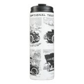 Vintage-auto's aangepaste tumbler thermosbeker (Voorkant)