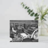 Vintage-auto's Briefkaart (Staand voorkant)
