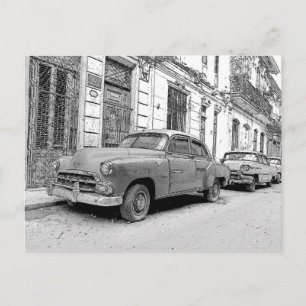 Vintage-auto's Briefkaart