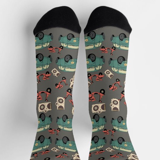 Vintage auto's en camera's sokken (Top)